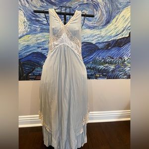 RARE! Free People satin and lace dress